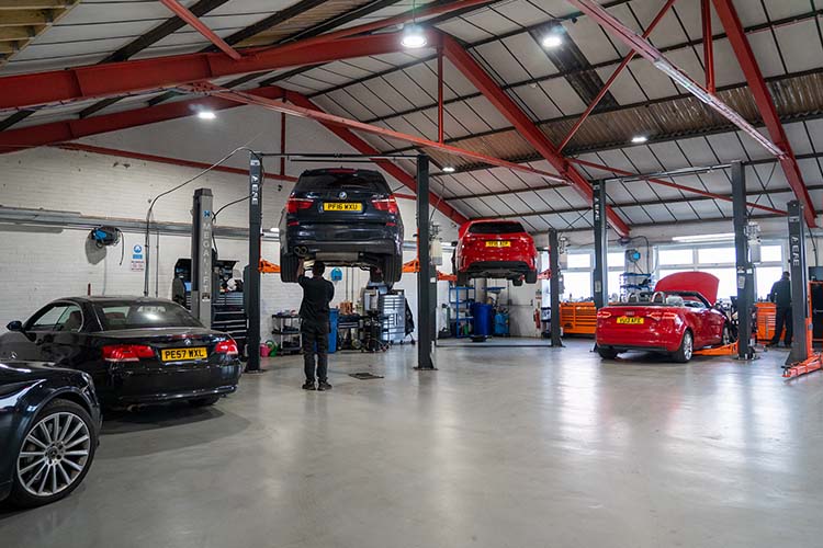 Recharged Automotive Garage in Worcester